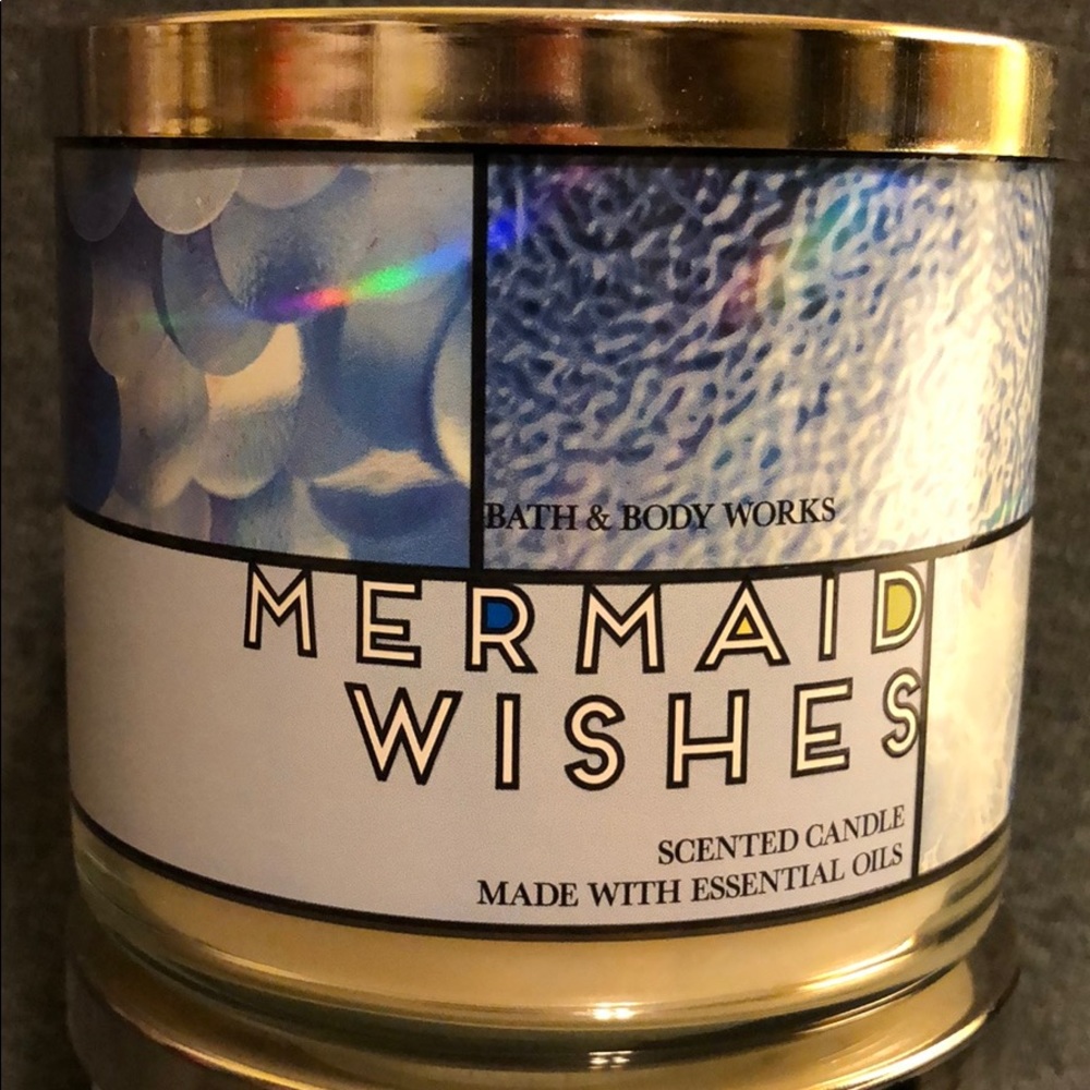 Mermaid Wishes BBW 3 wick candle